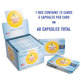 1 Box of Maximum D3 contains 60 capsules